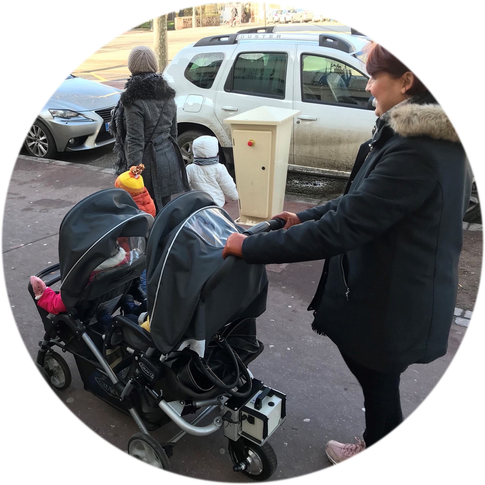 Motorized 2024 baby stroller